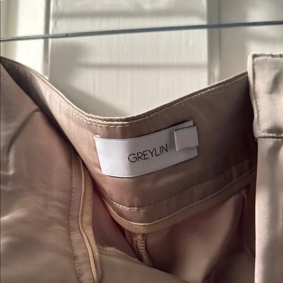 Aritzia Tan Track Pants with Relaxed Fit - Picture 2 of 2